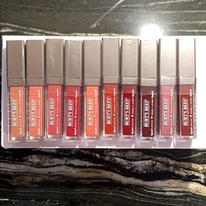 Burt’s Bees 100%Natural Liquid Lipsticks 10 total